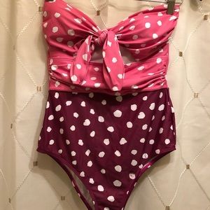 One piece bathing suit